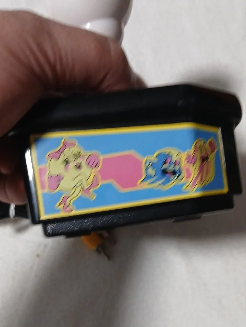 Ms. Pac-Man Blue Arcade Joystick Controller with White Buttons 1993